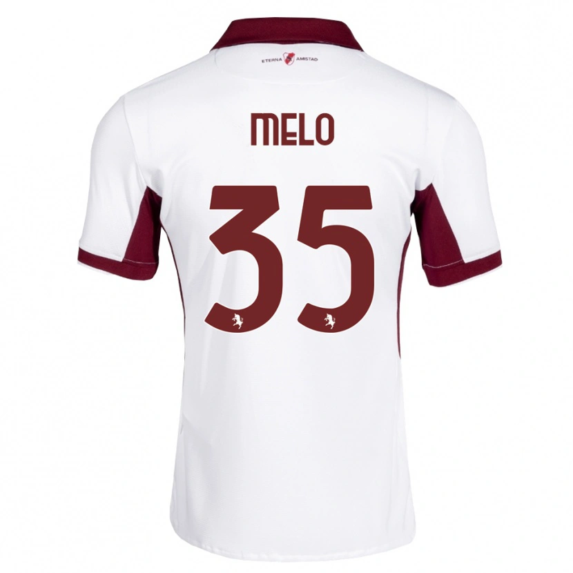 Danxen Dame Rafael Melo #35 Burgunder Hvit Rød Bortetrøye Drakt Trøye 2026/27 Skjorter T-Skjorte