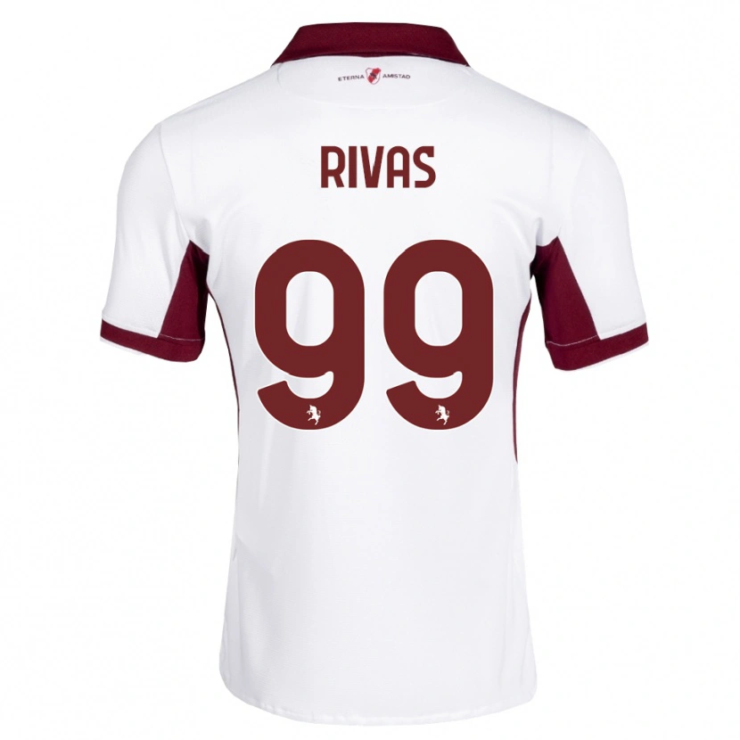 Danxen Dame Feder Rivas #99 Burgunder Hvit Rød Bortetrøye Drakt Trøye 2026/27 Skjorter T-Skjorte