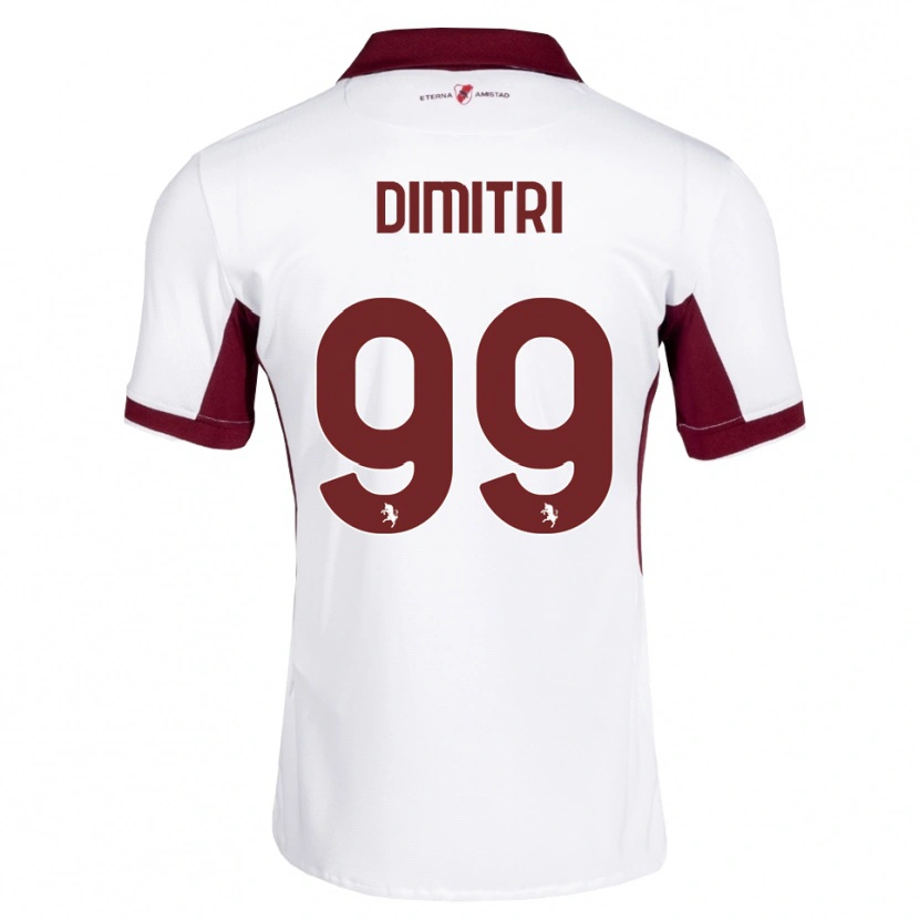 Danxen Dame Matteo Dimitri #99 Burgunder Hvit Rød Bortetrøye Drakt Trøye 2026/27 Skjorter T-Skjorte