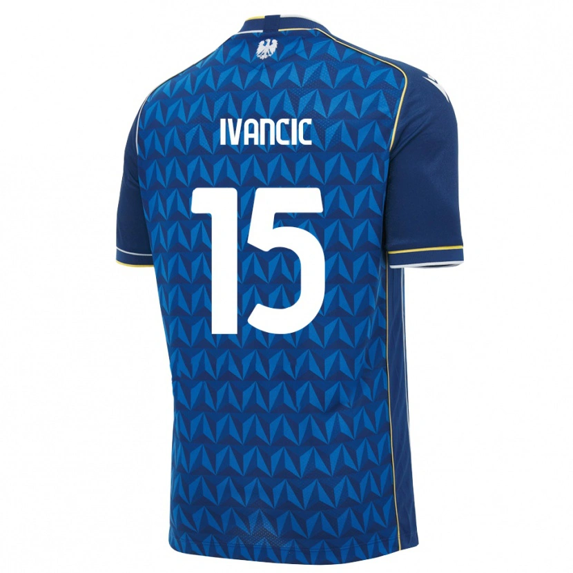 Danxen Dame Val Ivancic #15 Kongeblå Hvit Blå Bortetrøye Drakt Trøye 2026/27 Skjorter T-Skjorte