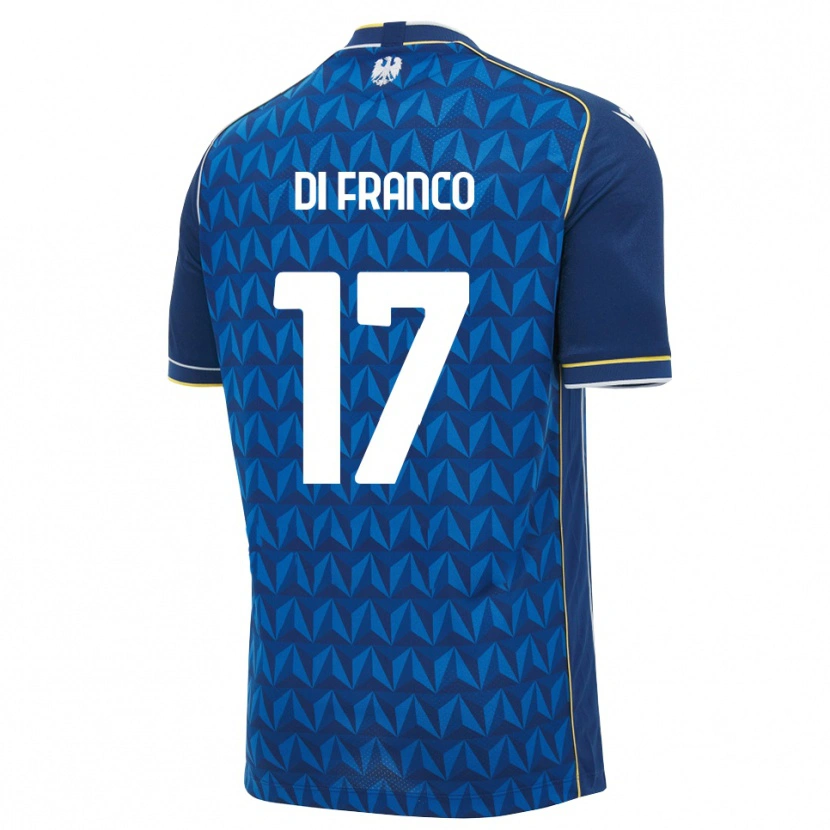 Danxen Dame Giovanni Di Franco #17 Kongeblå Hvit Blå Bortetrøye Drakt Trøye 2026/27 Skjorter T-Skjorte