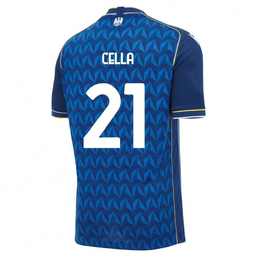 Danxen Dame Leonardo Cella #21 Kongeblå Hvit Blå Bortetrøye Drakt Trøye 2026/27 Skjorter T-Skjorte