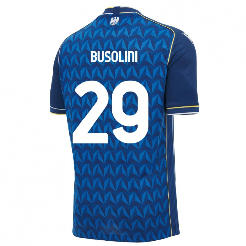 Danxen Dame Alessandro Busolini #29 Kongeblå Hvit Blå Bortetrøye Drakt Trøye 2026/27 Skjorter T-Skjorte