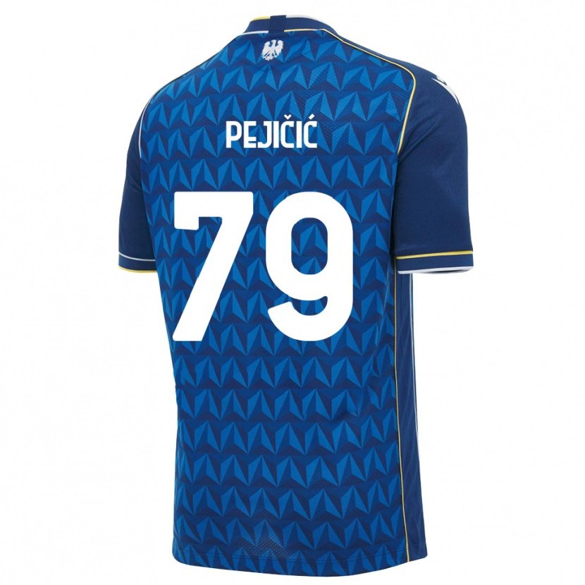 Danxen Dame David Pejičić #79 Kongeblå Hvit Blå Bortetrøye Drakt Trøye 2026/27 Skjorter T-Skjorte