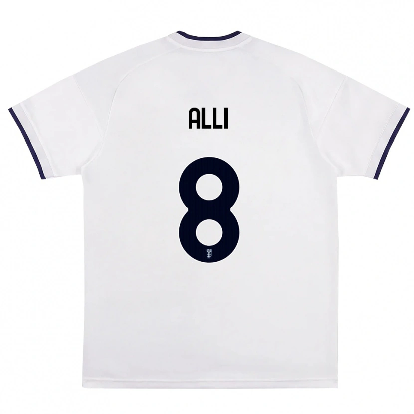 Danxen Dame Dele Alli #8 Hvit Rød Kongeblå Bortetrøye Drakt Trøye 2026/27 Skjorter T-Skjorte
