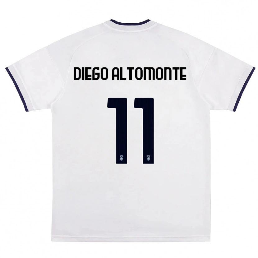 Danxen Dame Thomas Diego Altomonte #11 Hvit Rød Kongeblå Bortetrøye Drakt Trøye 2026/27 Skjorter T-Skjorte