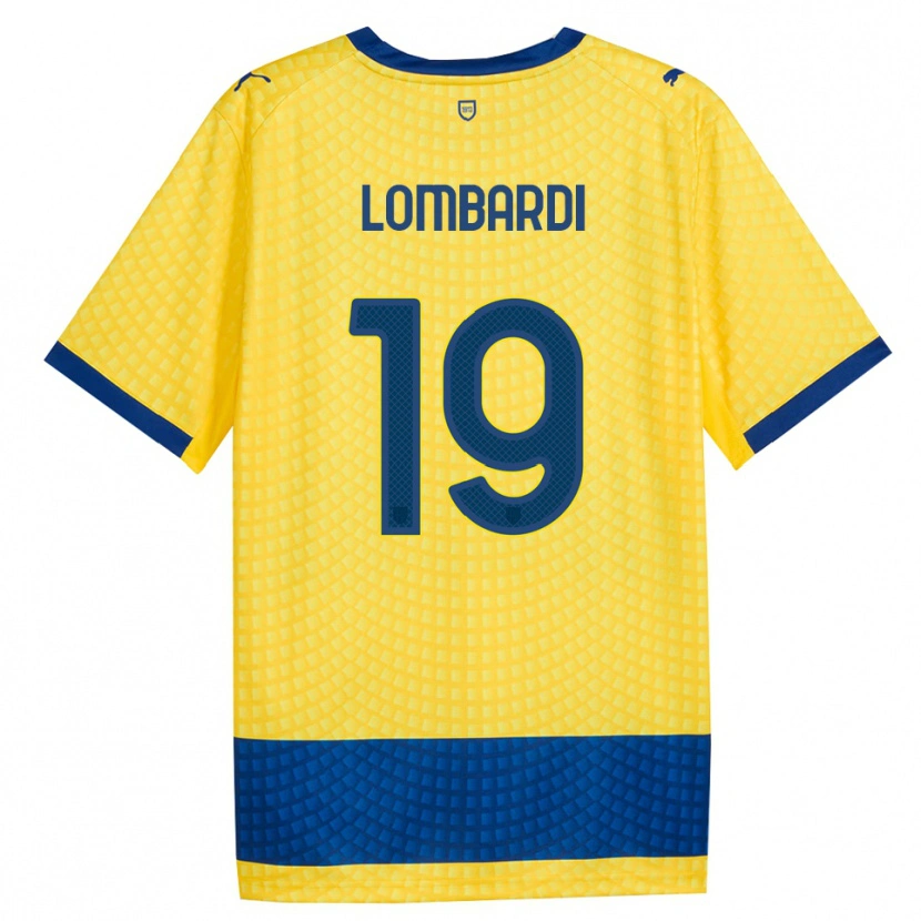 Danxen Dame Gabriel Lombardi #19 Gul Blå Svart Bortetrøye Drakt Trøye 2026/27 Skjorter T-Skjorte