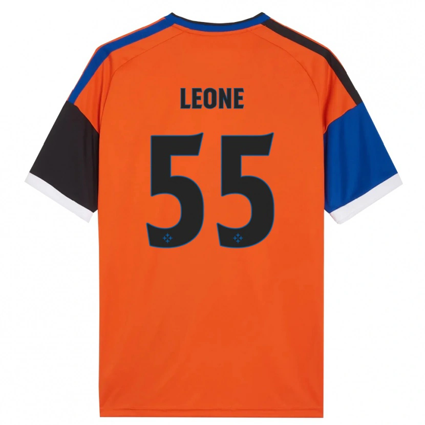 Danxen Dame Giuseppe Leone #55 Oransje Blå Svart Hvit Bortetrøye Drakt Trøye 2026/27 Skjorter T-Skjorte