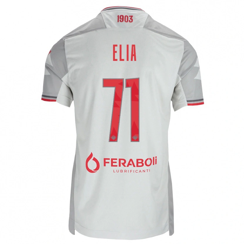 Danxen Dame Salvatore Elia #71 Grå Hvit Rød Bortetrøye Drakt Trøye 2026/27 Skjorter T-Skjorte