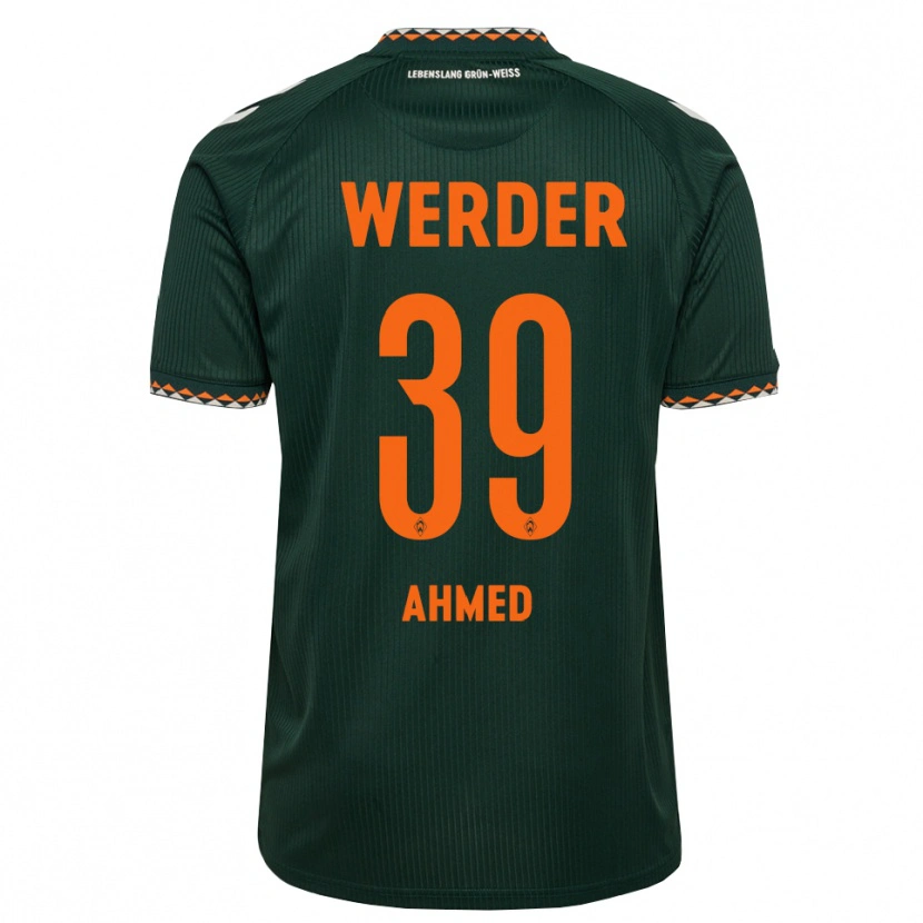 Danxen Dame Abdelhamid Ahmed #39 Mørkegrønn Oransje Hvit Bortetrøye Drakt Trøye 2026/27 Skjorter T-Skjorte