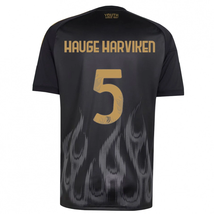 Danxen Dame Mathilde Hauge Harviken #5 Svart Brun Tredje Sett Drakt Trøye 2026/27 Skjorter T-Skjorte