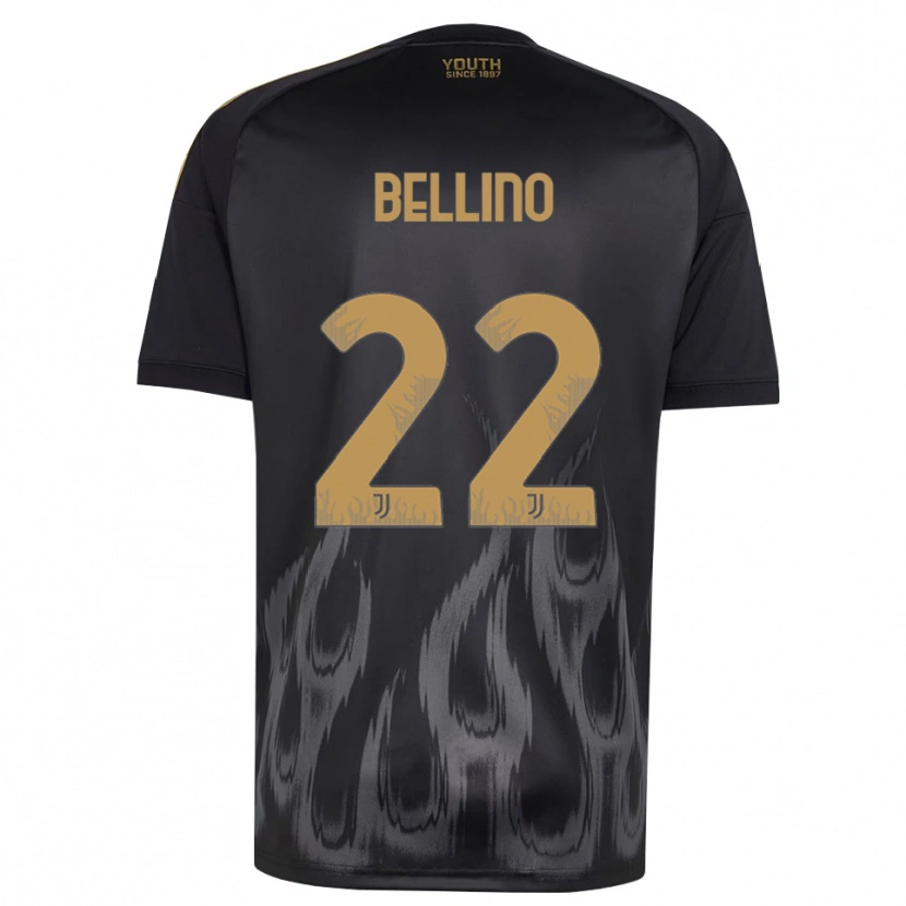 Danxen Dame Filippo Bellino #22 Svart Brun Tredje Sett Drakt Trøye 2026/27 Skjorter T-Skjorte