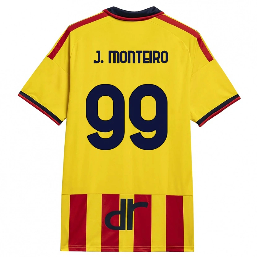 Danxen Dame Joël Monteiro #99 Gul Rød Hjemmetrøye Drakt Trøye 2026/27 Skjorter T-Skjorte