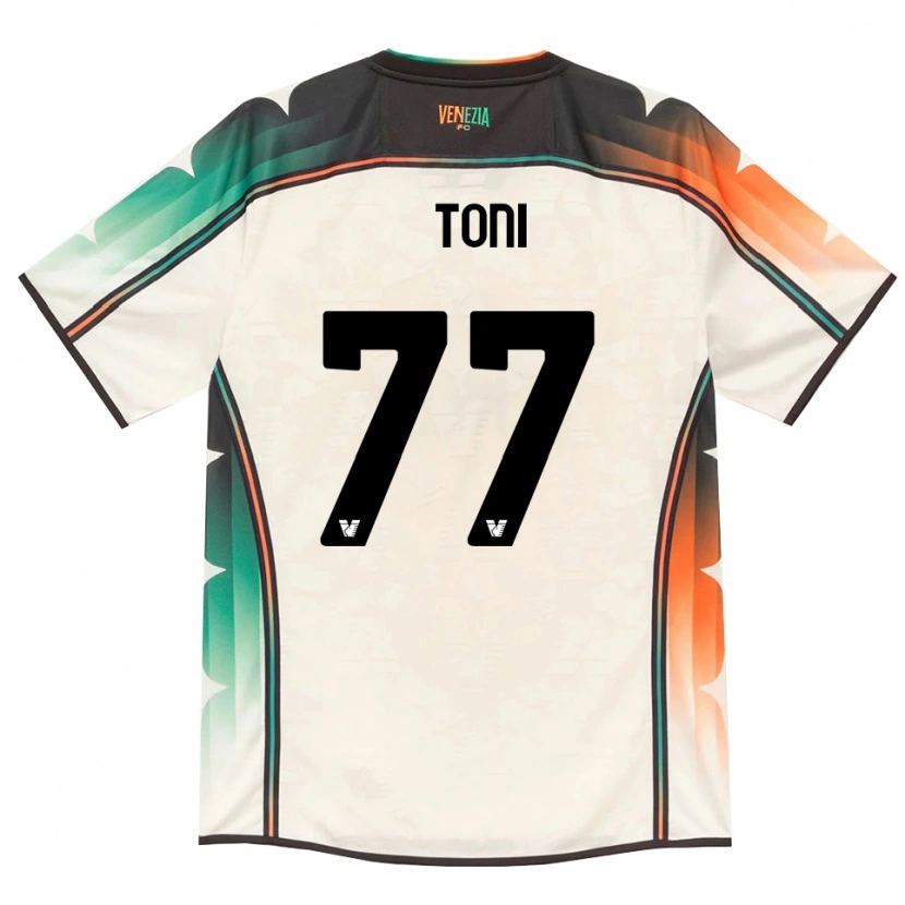 Danxen Barn Toni Fernández #77 Oldlace Oransje Grønn Bortetrøye Drakt Trøye 2026/27 Skjorter T-Skjorte
