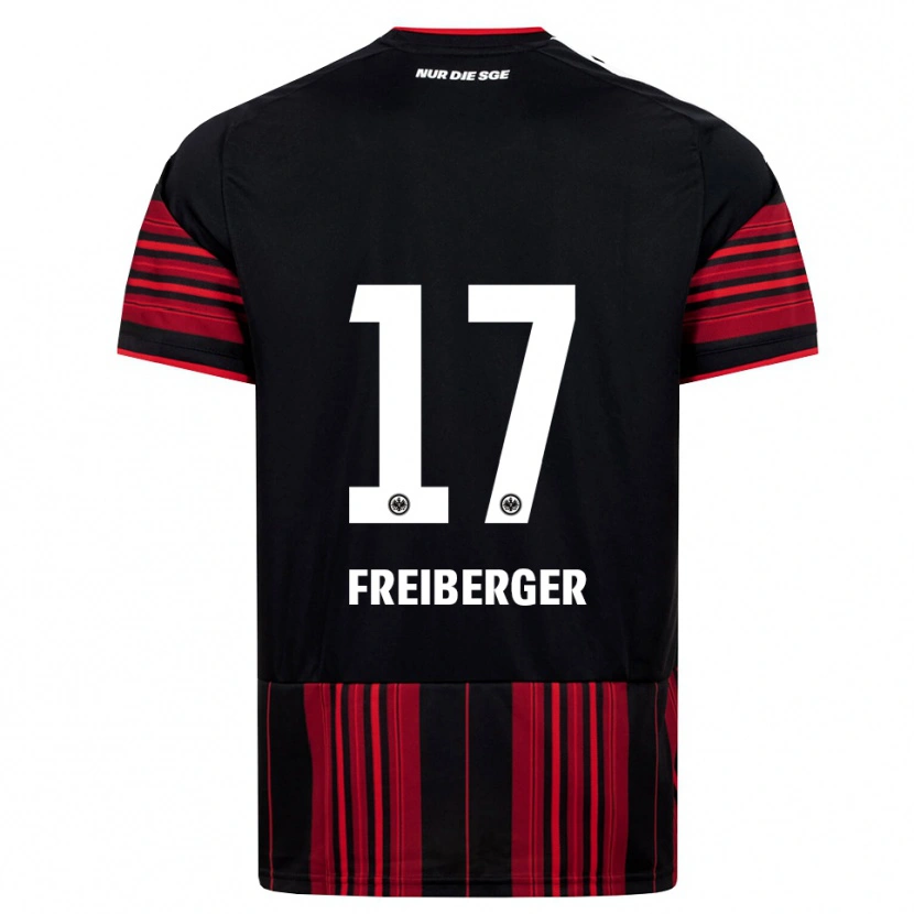 Danxen Barn Benjamin Freiberger #17 Svart Rød Hvit Hjemmetrøye Drakt Trøye 2026/27 Skjorter T-Skjorte