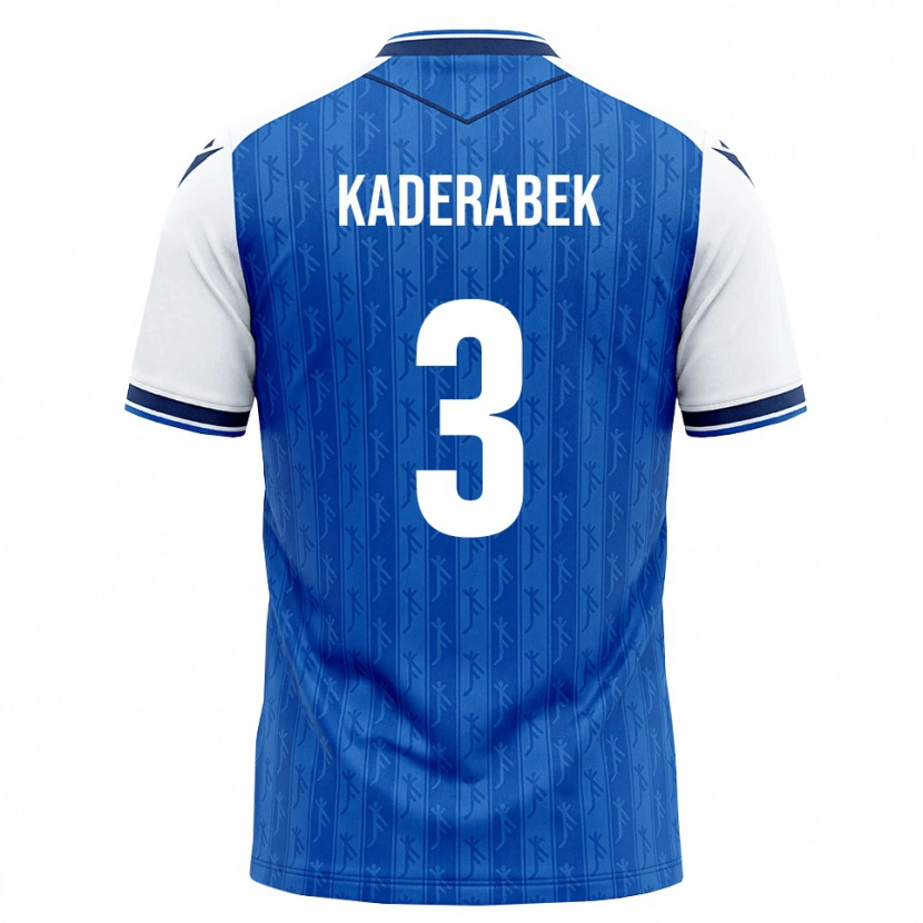 Danxen Barn Pavel Kaderabek #3 Kongeblå Hvit Hjemmetrøye Drakt Trøye 2026/27 Skjorter T-Skjorte