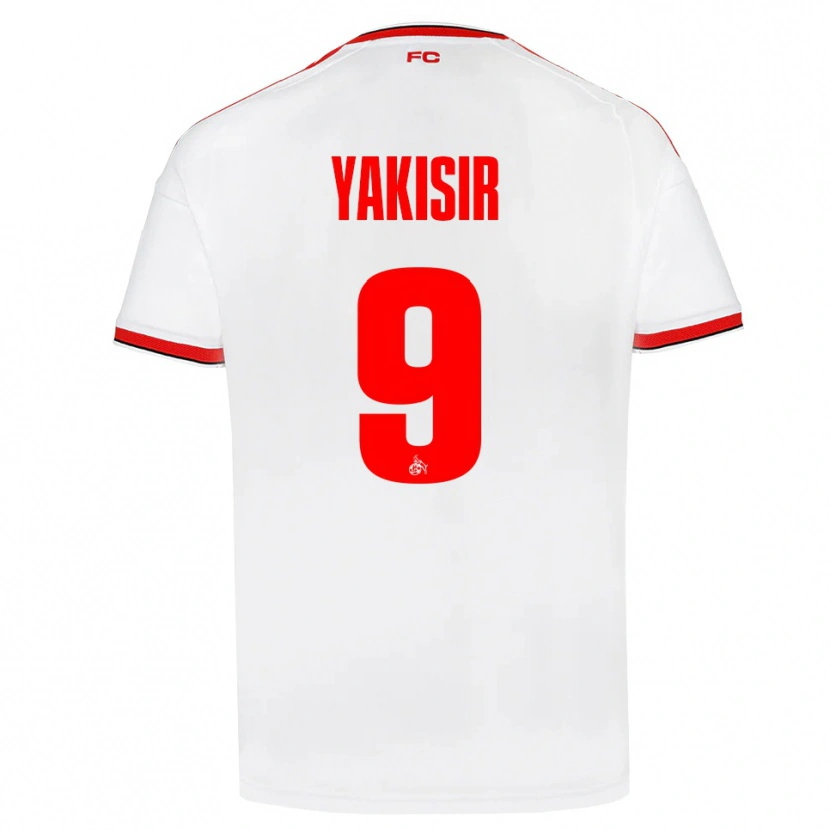 Danxen Barn Emir-Ahmet Yakisir #9 Hvit Rød Svart Hjemmetrøye Drakt Trøye 2026/27 Skjorter T-Skjorte