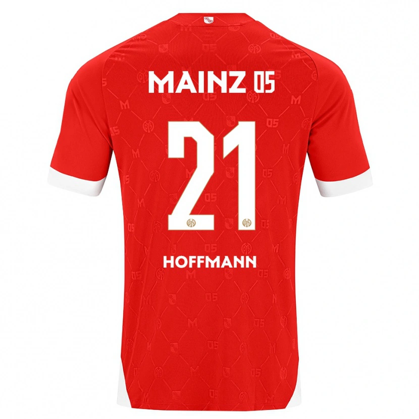 Danxen Barn Leon Hoffmann #21 Rød Hvit Hjemmetrøye Drakt Trøye 2026/27 Skjorter T-Skjorte