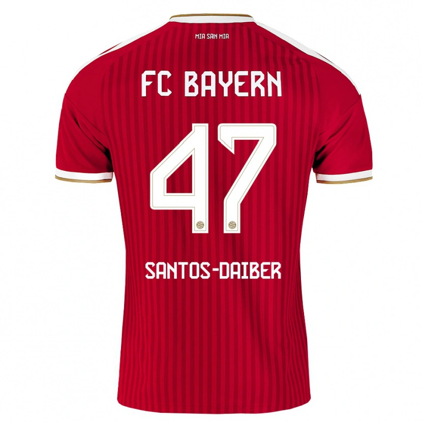 Danxen Barn David Santos Daiber #47 Rød Hvit Blå Hjemmetrøye Drakt Trøye 2026/27 Skjorter T-Skjorte