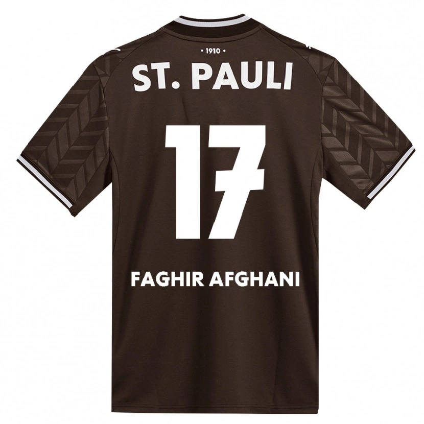 Danxen Barn Younan Faghir Afghani #17 Kaffe Hvit Hjemmetrøye Drakt Trøye 2026/27 Skjorter T-Skjorte