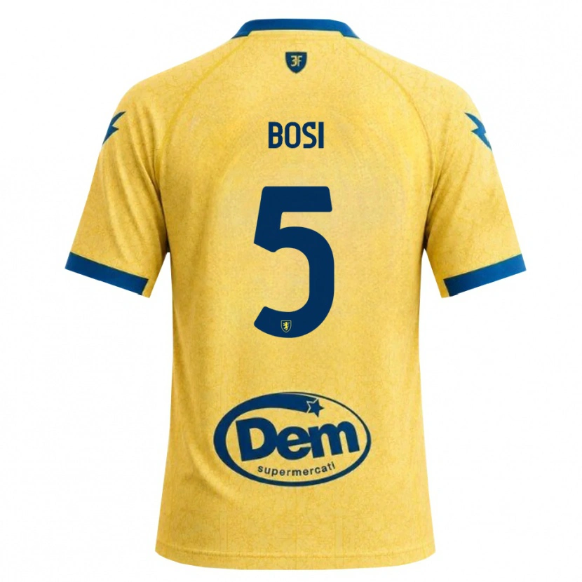 Danxen Barn Giorgio Bosi #5 Khaki Svart Blå Hjemmetrøye Drakt Trøye 2026/27 Skjorter T-Skjorte