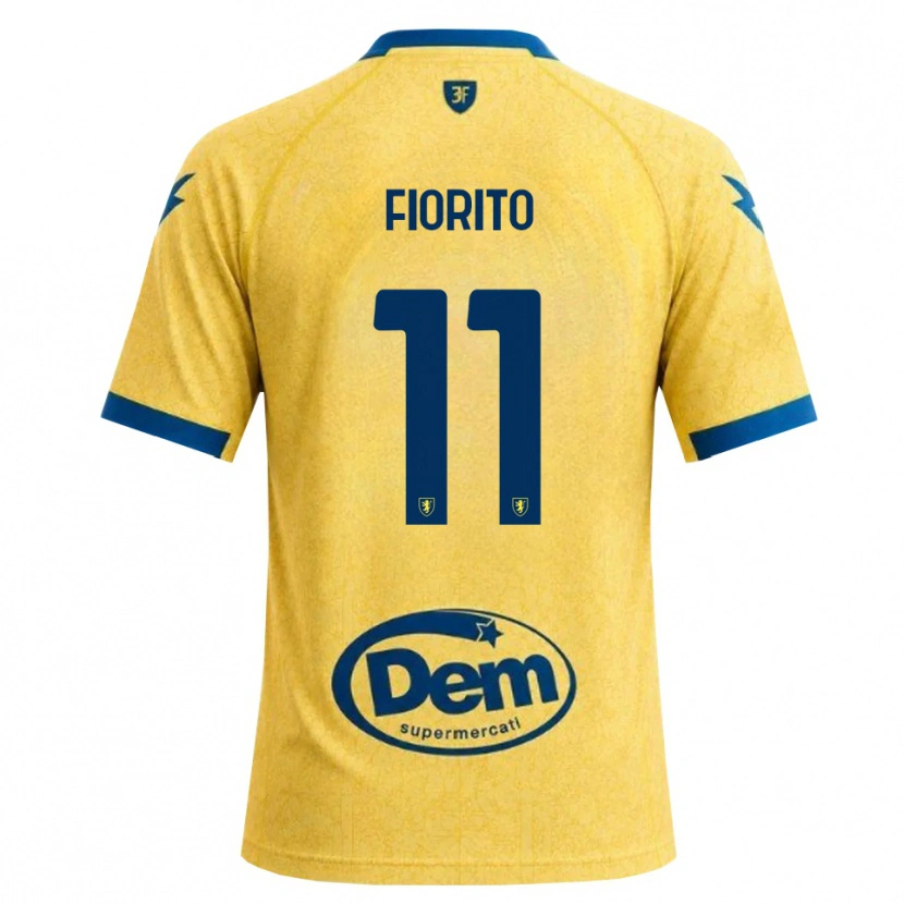Danxen Barn Loris Fiorito #11 Khaki Svart Blå Hjemmetrøye Drakt Trøye 2026/27 Skjorter T-Skjorte