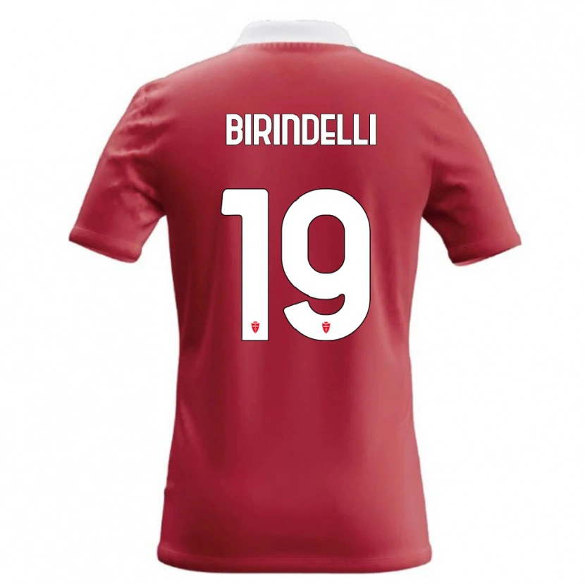 Danxen Barn Samuele Birindelli #19 Rød Hvit Hjemmetrøye Drakt Trøye 2026/27 Skjorter T-Skjorte