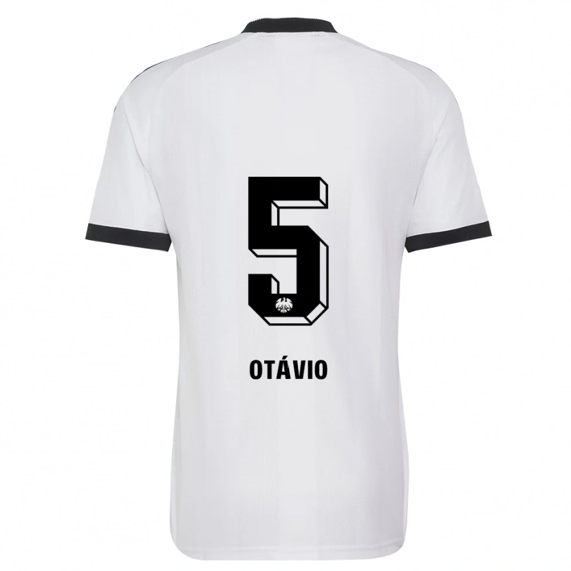 Danxen Barn Otávio Manoel Galdino Fernandes #5 Svart Hvit Bortetrøye Drakt Trøye 2026/27 Skjorter T-Skjorte