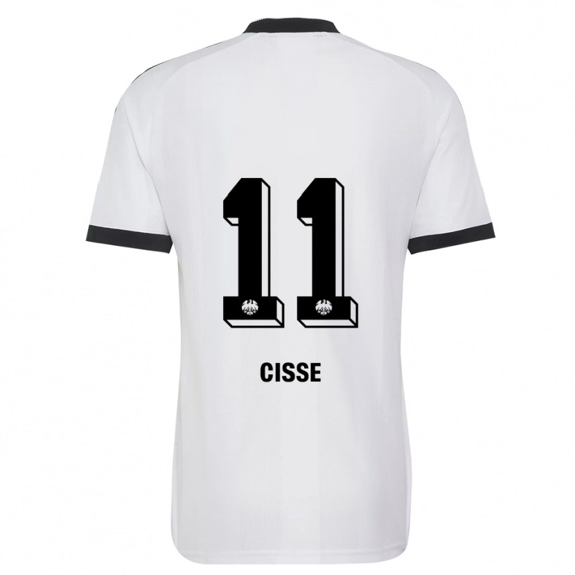 Danxen Barn Cherif Cisse #11 Svart Hvit Bortetrøye Drakt Trøye 2026/27 Skjorter T-Skjorte
