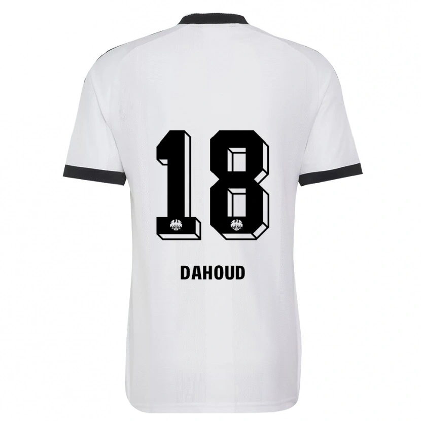 Danxen Barn Mahmoud Dahoud #18 Svart Hvit Bortetrøye Drakt Trøye 2026/27 Skjorter T-Skjorte
