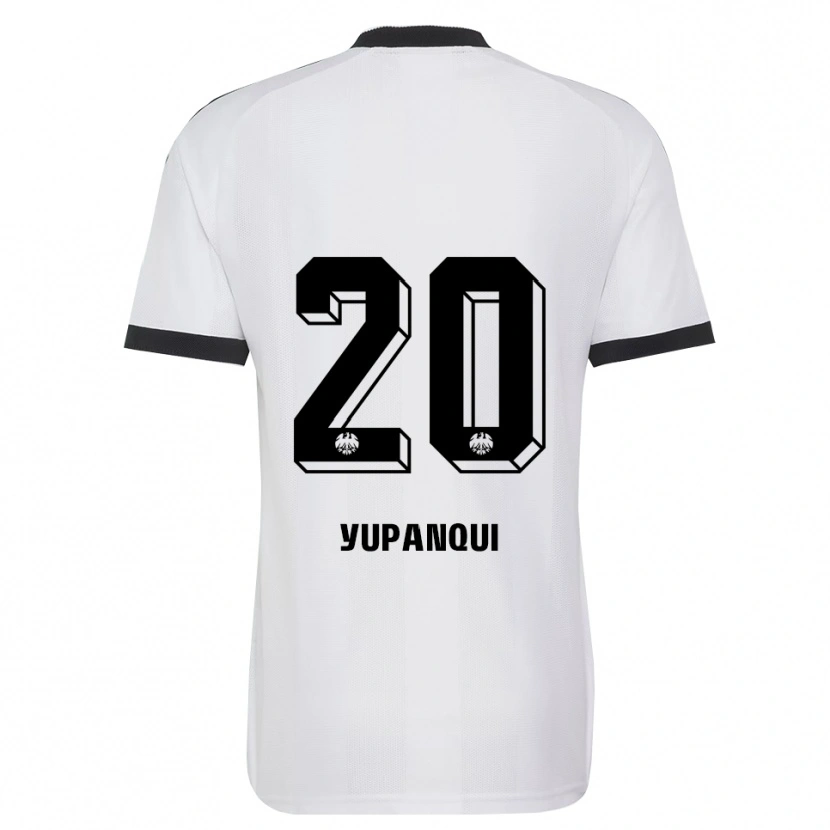 Danxen Barn Philipp Eisele Yupanqui #20 Svart Hvit Bortetrøye Drakt Trøye 2026/27 Skjorter T-Skjorte