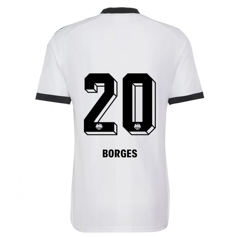 Danxen Barn Gustavo Borges #20 Svart Hvit Bortetrøye Drakt Trøye 2026/27 Skjorter T-Skjorte