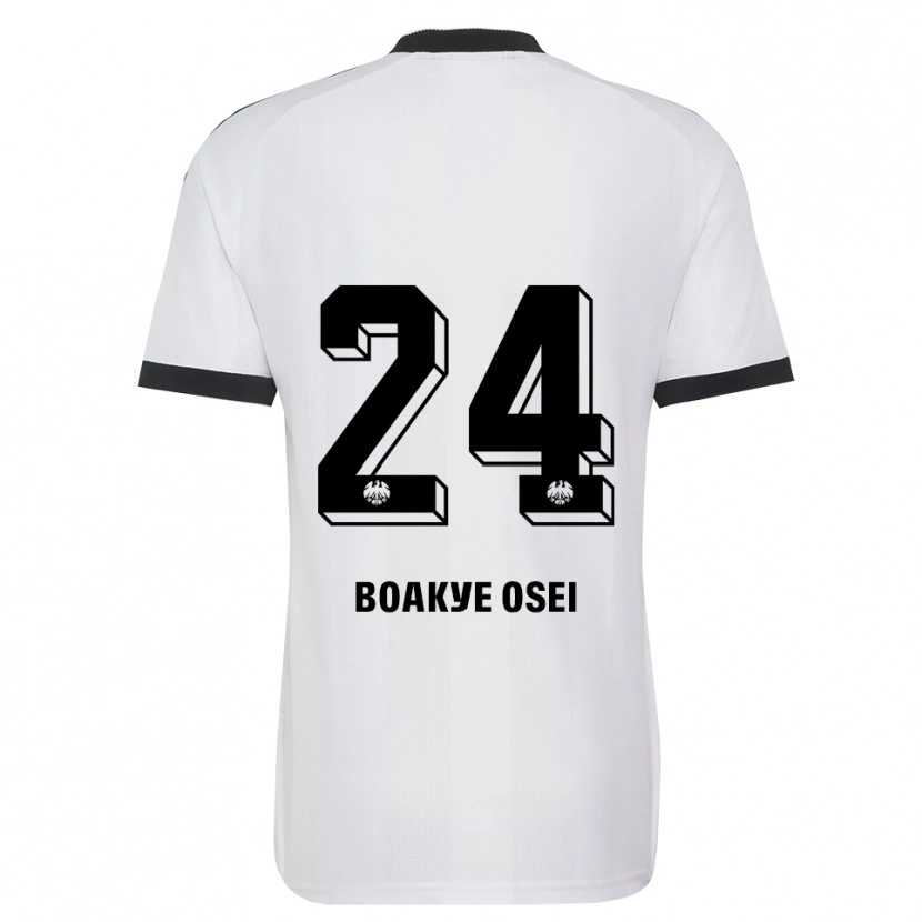Danxen Barn Derek Boakye Osei #24 Svart Hvit Bortetrøye Drakt Trøye 2026/27 Skjorter T-Skjorte