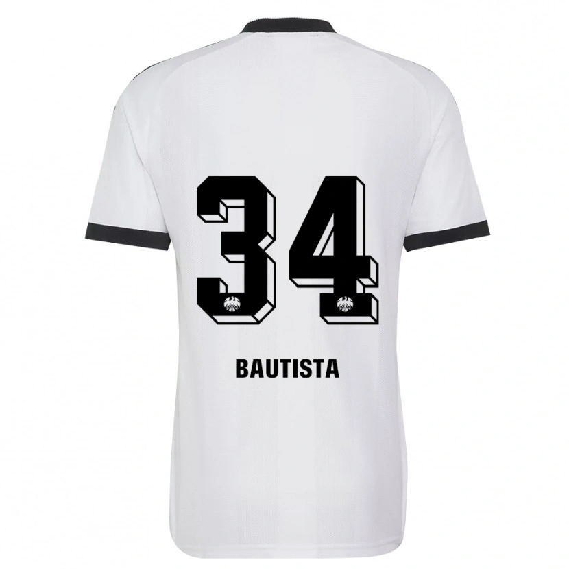 Danxen Barn Davis Bautista #34 Svart Hvit Bortetrøye Drakt Trøye 2026/27 Skjorter T-Skjorte