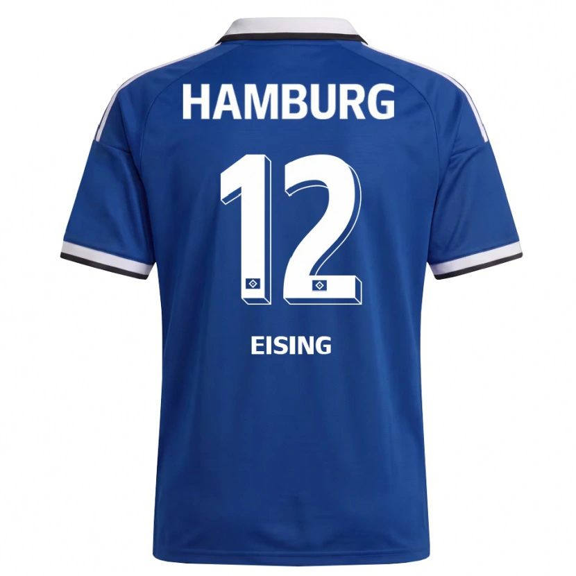 Danxen Barn Luis Eising #12 Hvit Blå Bortetrøye Drakt Trøye 2026/27 Skjorter T-Skjorte