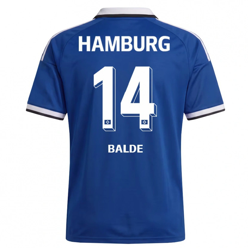 Danxen Barn Joao Balde #14 Hvit Blå Bortetrøye Drakt Trøye 2026/27 Skjorter T-Skjorte