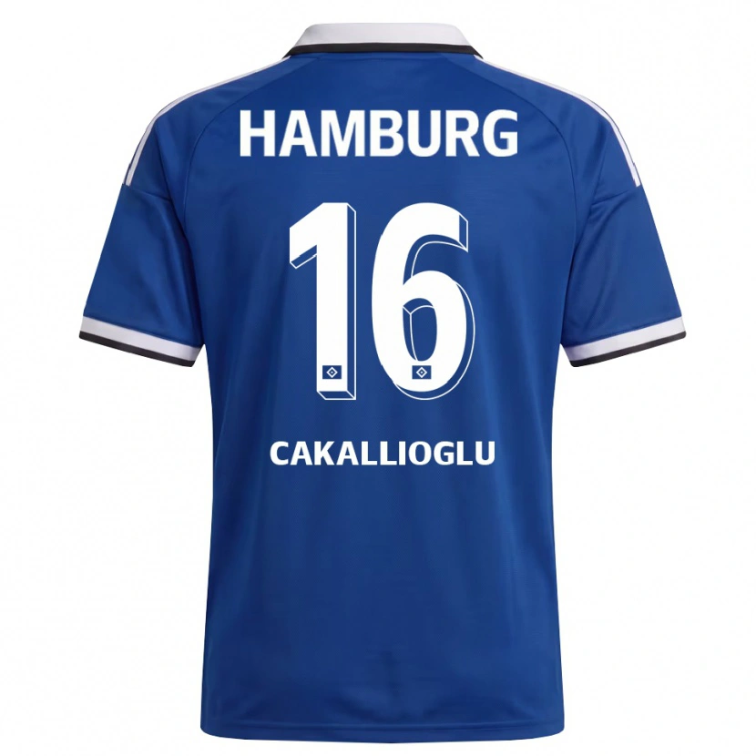 Danxen Barn Berk Cakallioglu #16 Hvit Blå Bortetrøye Drakt Trøye 2026/27 Skjorter T-Skjorte