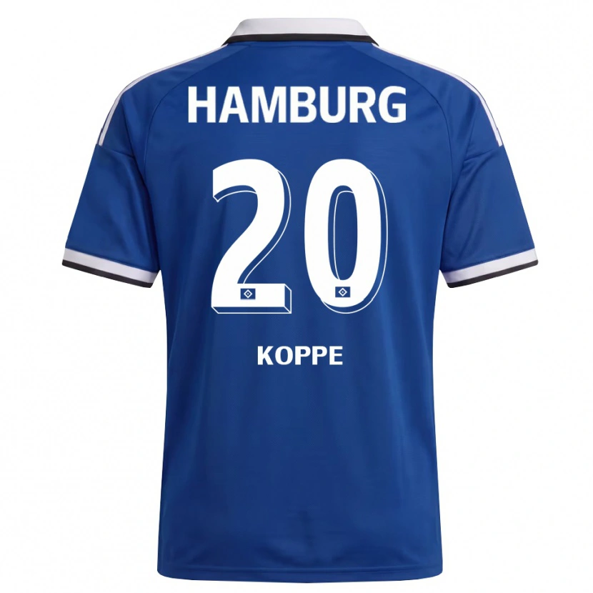 Danxen Barn Katharina Köppe #20 Hvit Blå Bortetrøye Drakt Trøye 2026/27 Skjorter T-Skjorte