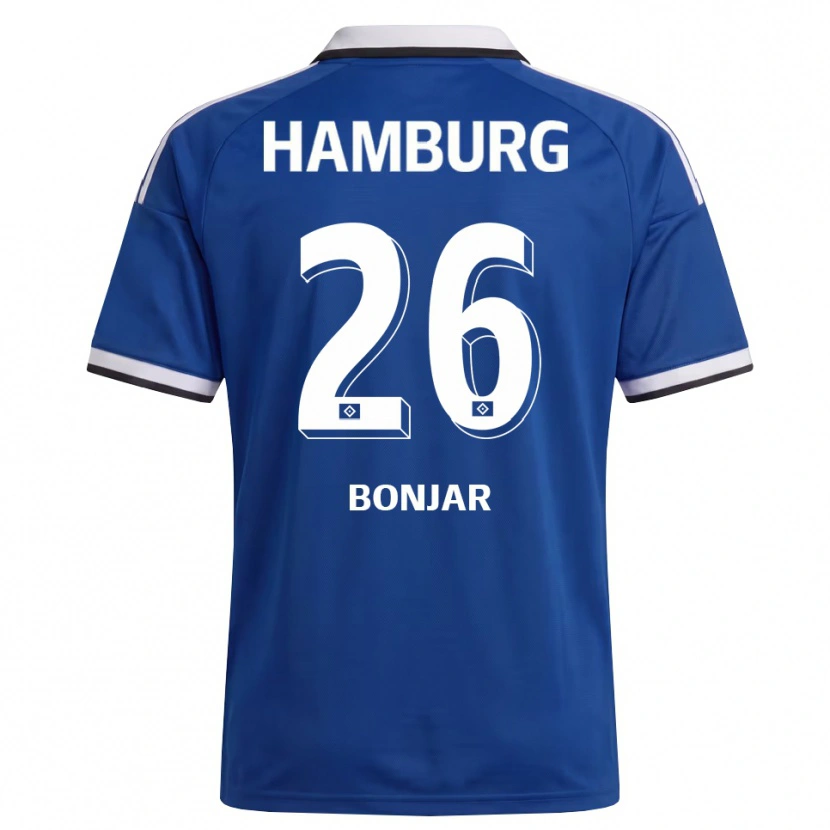 Danxen Barn Amir Bonjar #26 Hvit Blå Bortetrøye Drakt Trøye 2026/27 Skjorter T-Skjorte
