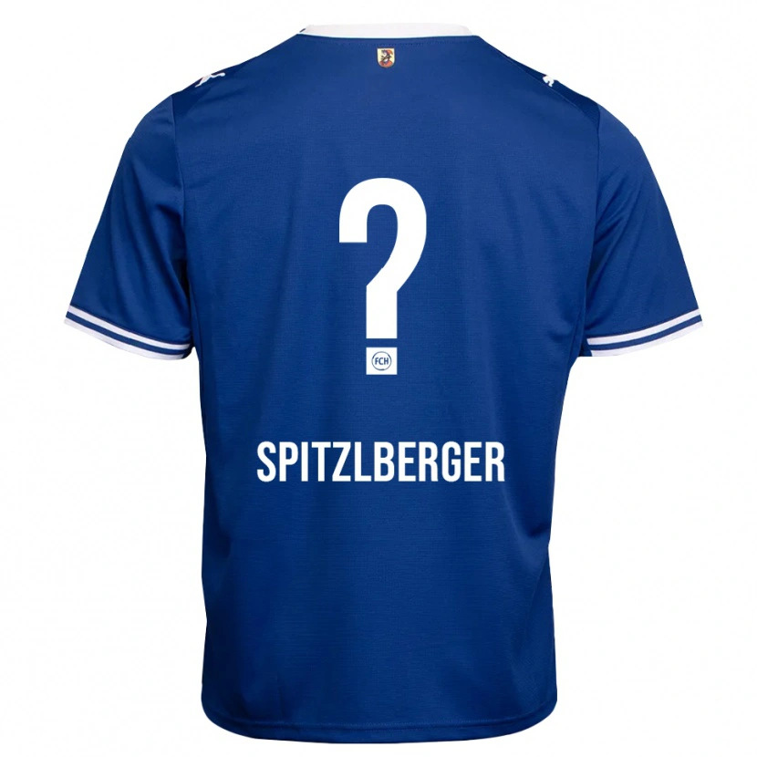 Danxen Barn Tyler Spitzlberger #0 Kongeblå Hvit Bortetrøye Drakt Trøye 2026/27 Skjorter T-Skjorte