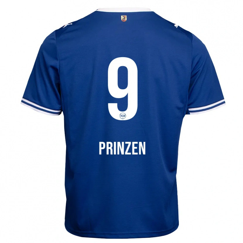 Danxen Barn Marlon Prinzen #9 Kongeblå Hvit Bortetrøye Drakt Trøye 2026/27 Skjorter T-Skjorte