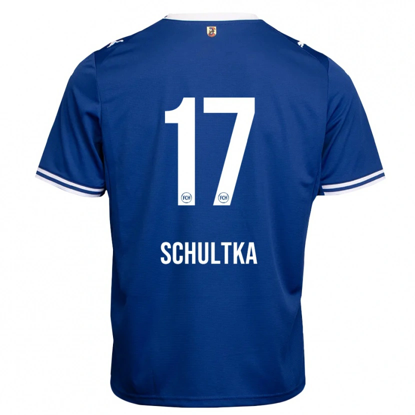 Danxen Barn Silas Schultka #17 Kongeblå Hvit Bortetrøye Drakt Trøye 2026/27 Skjorter T-Skjorte