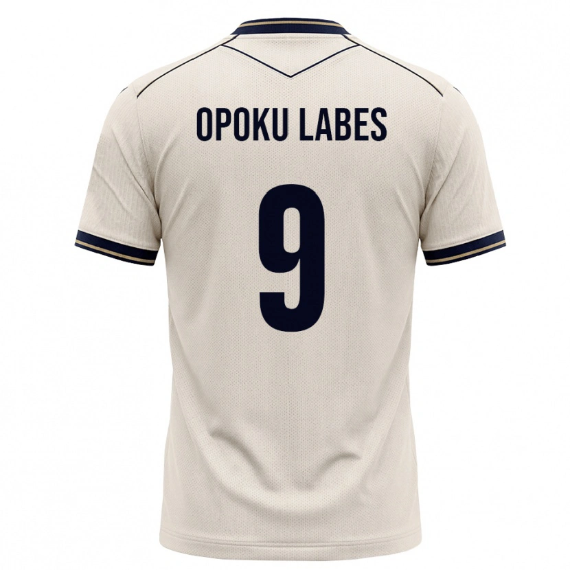 Danxen Barn Ben Opoku Labes #9 Off-White Blekkblå Bortetrøye Drakt Trøye 2026/27 Skjorter T-Skjorte
