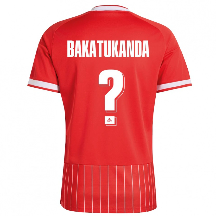 Danxen Barn Elias Bakatukanda #0 Rød Hvit Grønn Bortetrøye Drakt Trøye 2026/27 Skjorter T-Skjorte