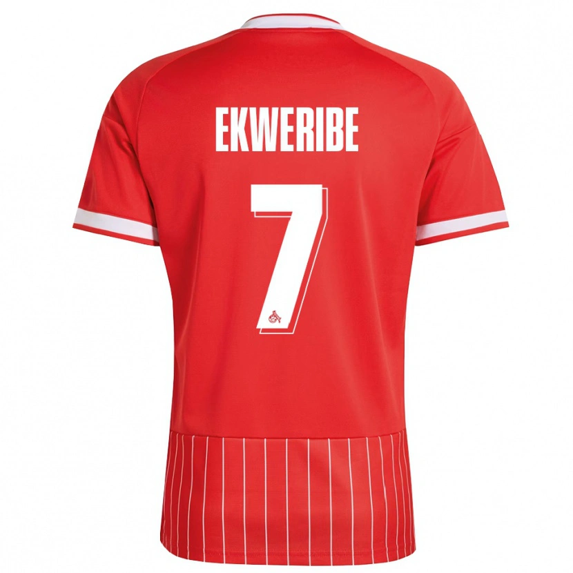 Danxen Barn Kevin Ekweribe #7 Rød Hvit Grønn Bortetrøye Drakt Trøye 2026/27 Skjorter T-Skjorte