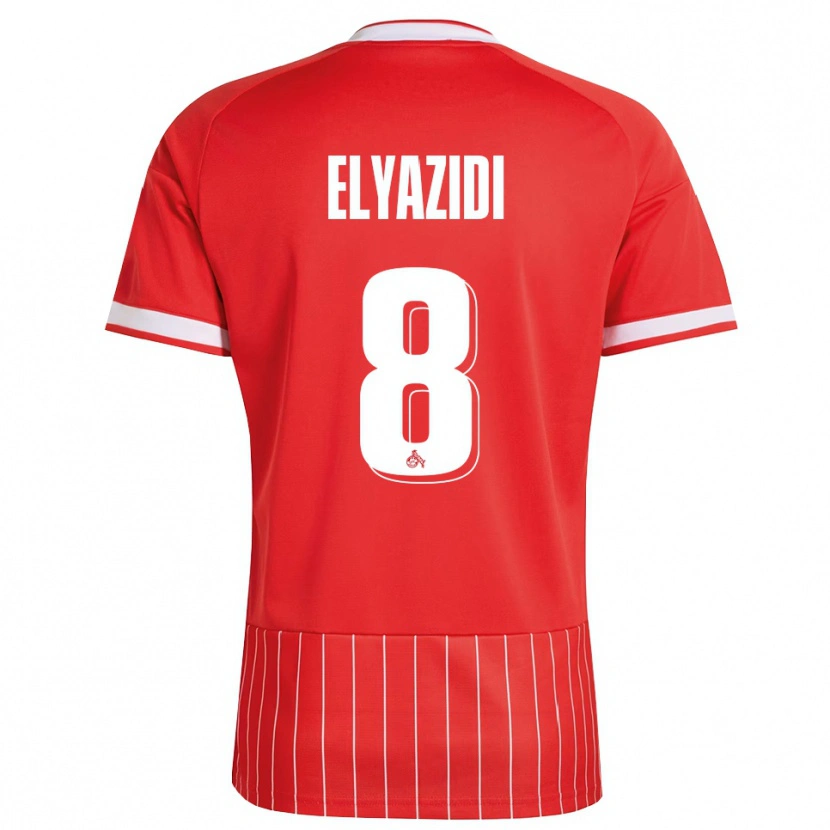 Danxen Barn Ilias Elyazidi #8 Rød Hvit Grønn Bortetrøye Drakt Trøye 2026/27 Skjorter T-Skjorte