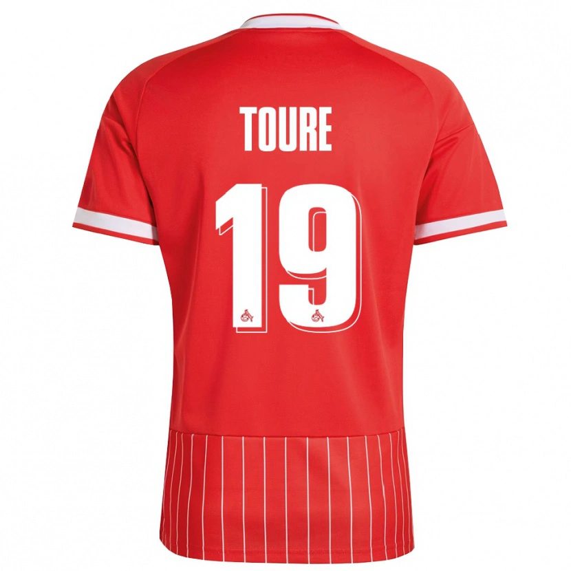 Danxen Barn Safyan Toure #19 Rød Hvit Grønn Bortetrøye Drakt Trøye 2026/27 Skjorter T-Skjorte