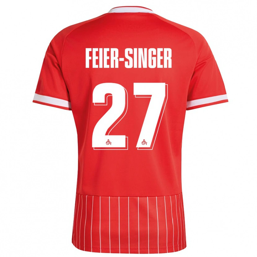 Danxen Barn Laura Feier-Singer #27 Rød Hvit Grønn Bortetrøye Drakt Trøye 2026/27 Skjorter T-Skjorte