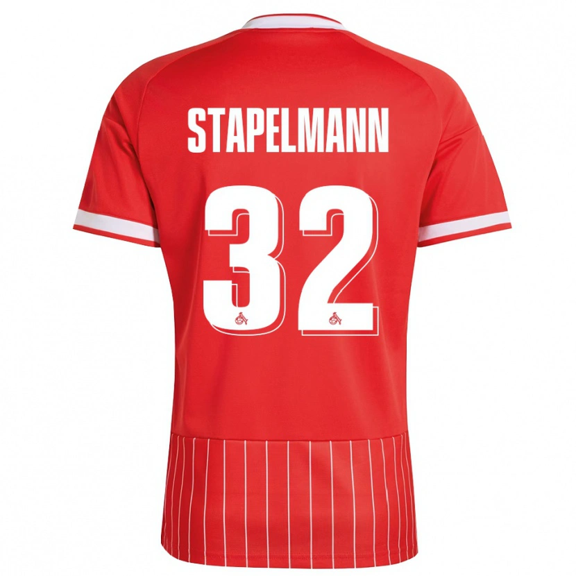 Danxen Barn Luis Stapelmann #32 Rød Hvit Grønn Bortetrøye Drakt Trøye 2026/27 Skjorter T-Skjorte