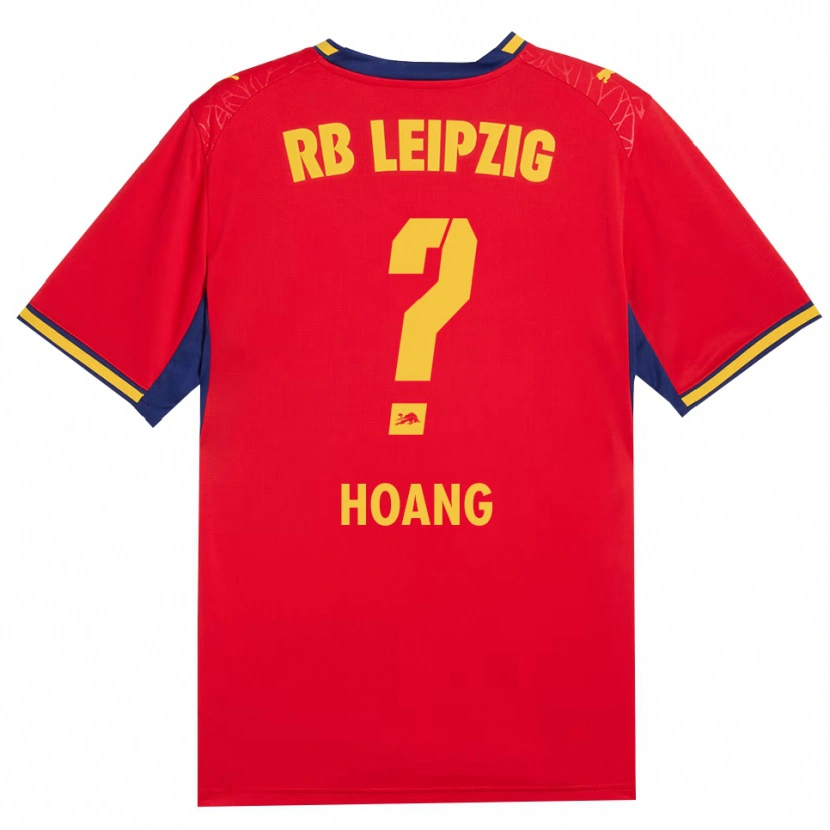 Danxen Barn Hoang Bao Nam Le #0 Rød Gul Kongeblå Bortetrøye Drakt Trøye 2026/27 Skjorter T-Skjorte